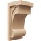 Ekena Millwork 11"W x 11"D x 22"H Wide Alma Rough Cedar Woodgrain TimberThane Corbel, Primed Tan CORUR11X11X22ALMRCPR - alternate 1